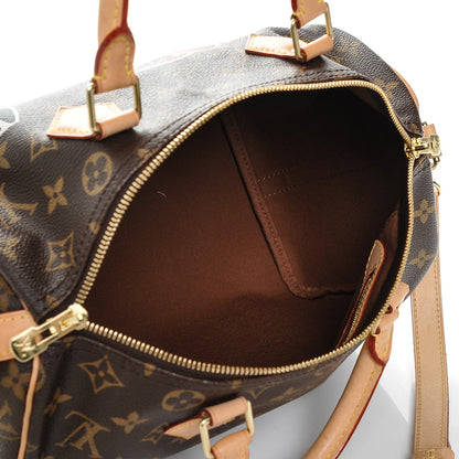 Louis Vuitton Monogram World Tour Speedy Bandouliere 30 6 of 7