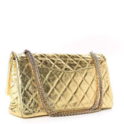 Chanel Metallic Aged Calfskin Quilted 2.55 Reissue 228 Flap Gold 3 of 16