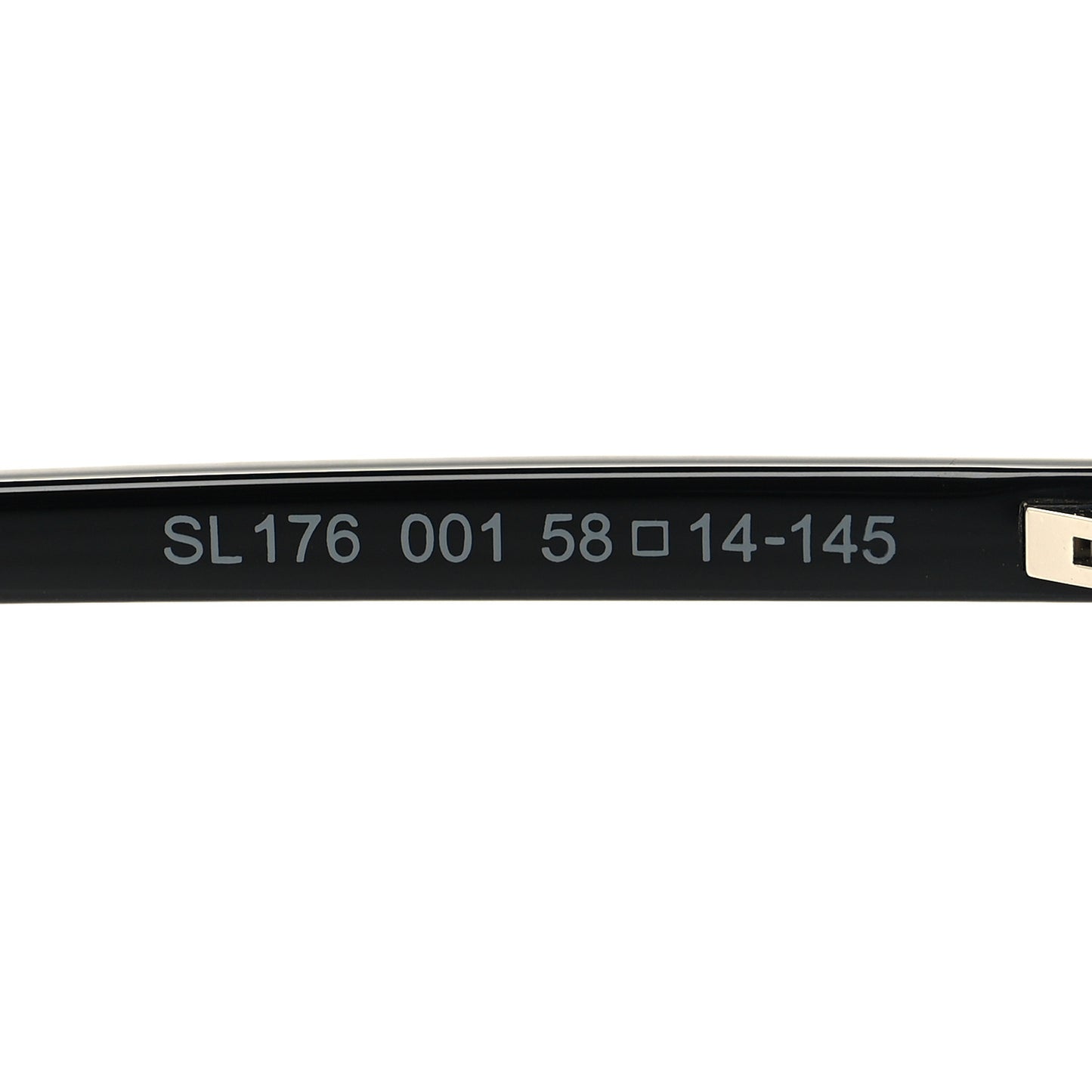 Acetate Brow Bar Aviator Sunglasses SL176 Black