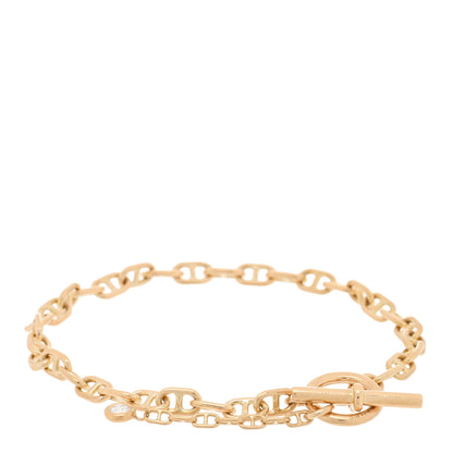 Hermes 18K Yellow Gold Diamond Chaine d'Ancre Enchainee Bracelet ST 1 of 4