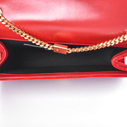 Saint Laurent Velvet Medium Monogram Kate Tassel Shoulder Bag Red 5 of 7