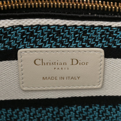 Christian Dior Canvas Toile De Jouy Embroidered Fantastica Medium Lady D-Lite Multicolor 6 of 10