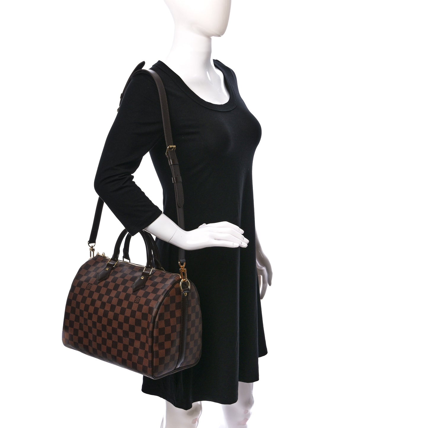 Damier Ebene Speedy Bandouliere 30
