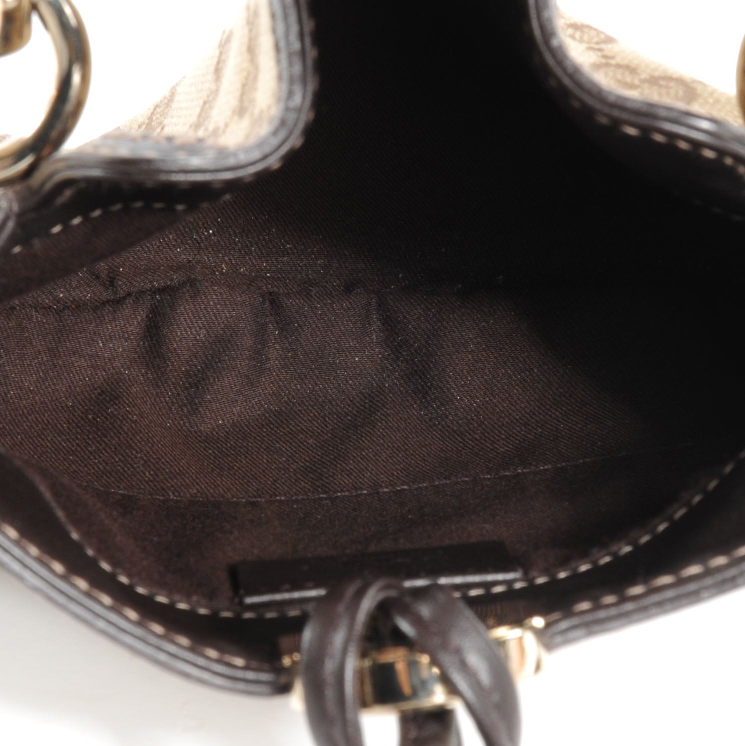 Gucci Monogram Mini Indy Top Handle Ebony 5 of 7