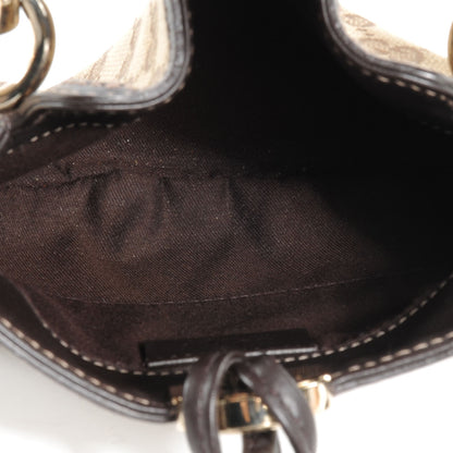 Gucci Monogram Mini Indy Top Handle Ebony 5 of 7
