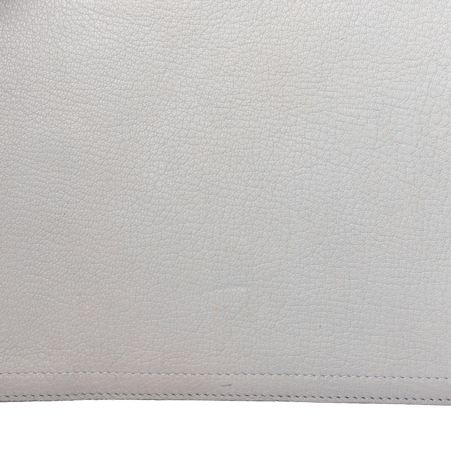 Sugar Goatskin Medium Antigona Pouch Pearl Grey