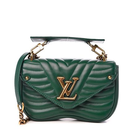 Louis Vuitton Calfskin New Wave Chain PM Emerald 1 of 9