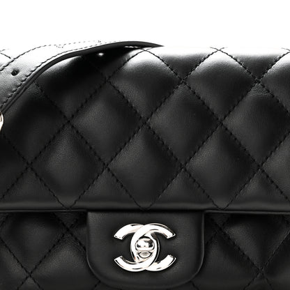 Chanel Calfskin Quilted CC Uniform Flap Belt Bag Black 8 of 10