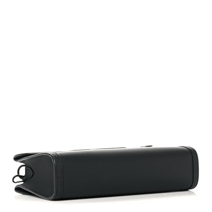 Burberry Rubberised Cotton Foldover Pocket Bag Black 4 of 12
