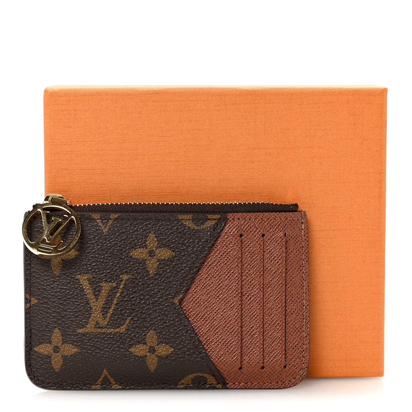 Monogram Zipped Romy Card Holder