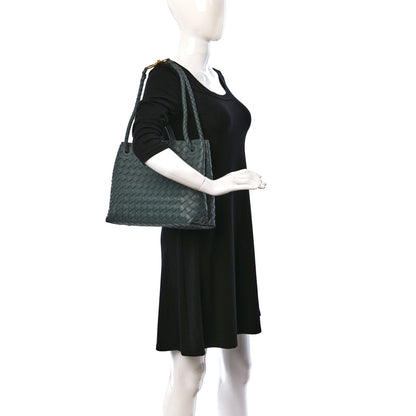 Bottega Veneta Nappa Intrecciato Medium Andiamo Shoulder Bag Slate 2 of 12