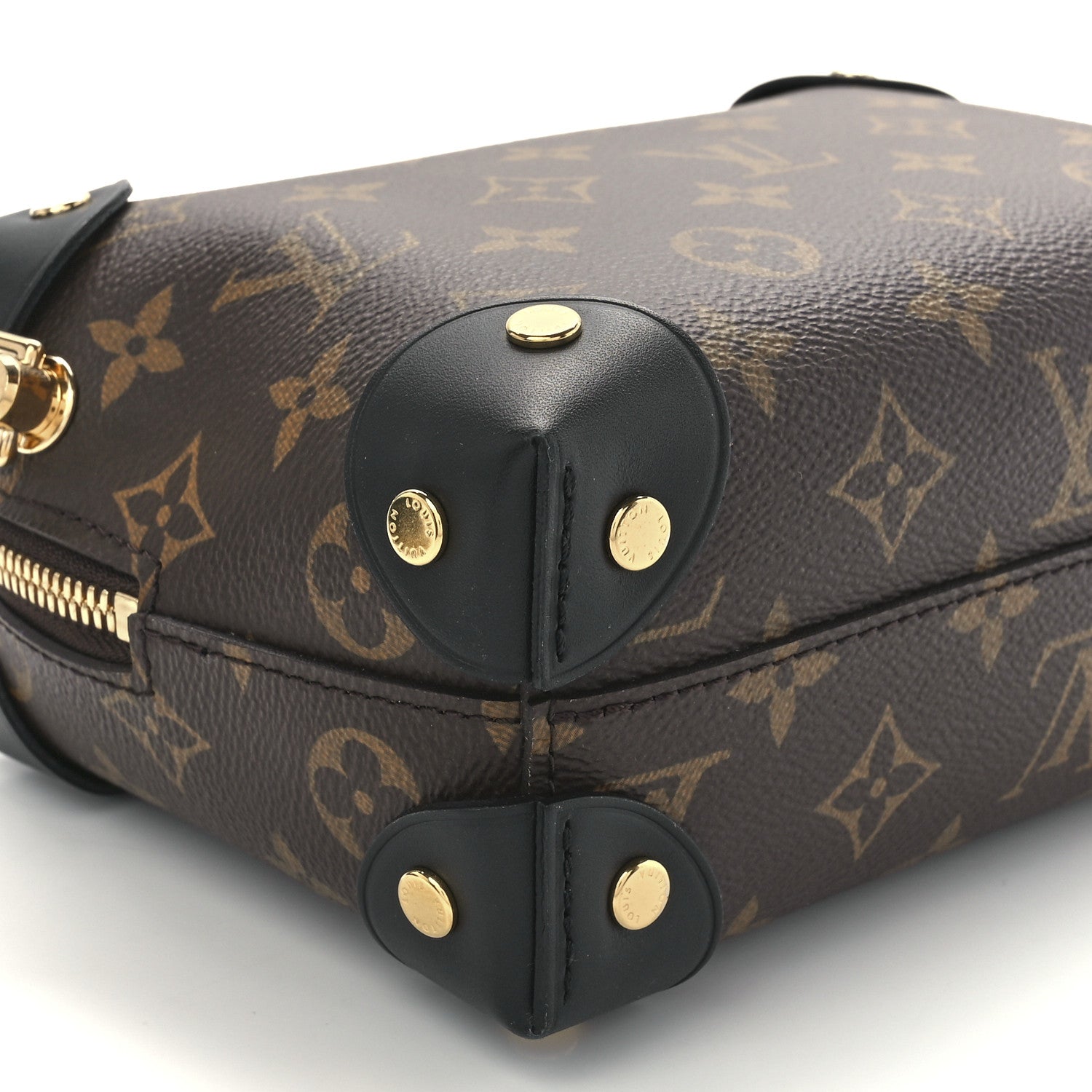 Louis Vuitton Monogram Petite Malle Souple Black 10 of 11
