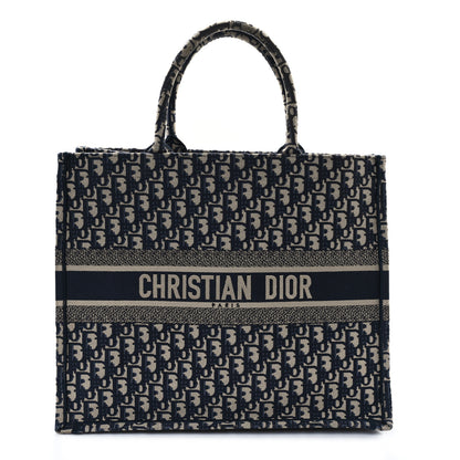 Christian Dior Oblique Large Book Tote Blue Multicolor 1 of 13
