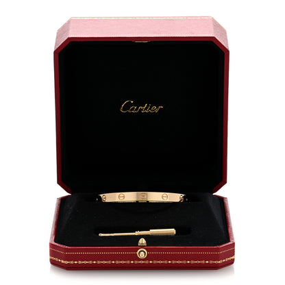 Cartier 18K Yellow Gold LOVE Bracelet 17 5 of 5