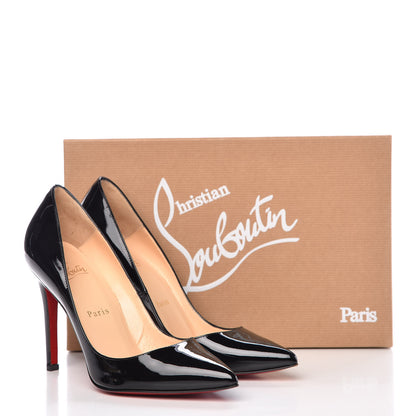 Christian Louboutin Patent Pigalle 100 Pumps 37 Black 11 of 11