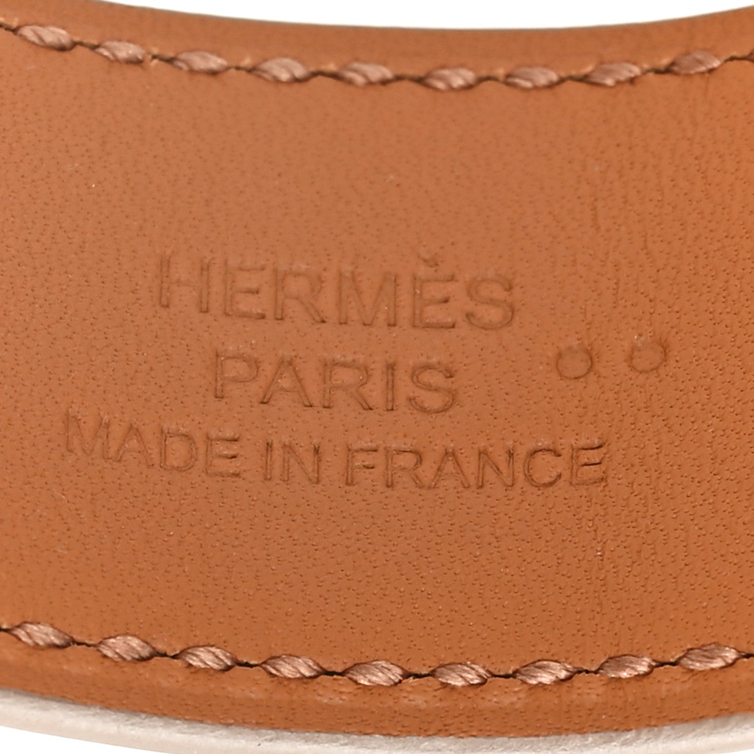 Hermes Matte Niloticus Crocodile Himalaya Collier De Chien CDC 24 Bracelet T3 Blanc 3 of 6