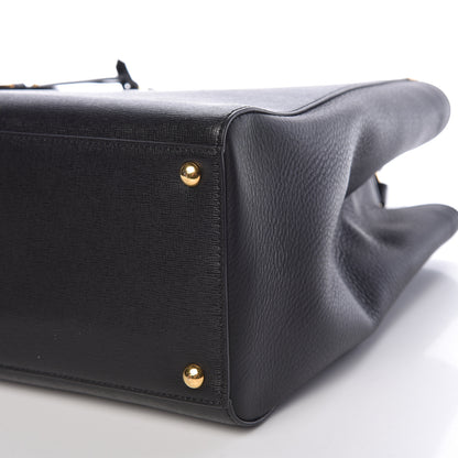 Fendi Vitello Elite Regular 2Jours Tote Black 9 of 9