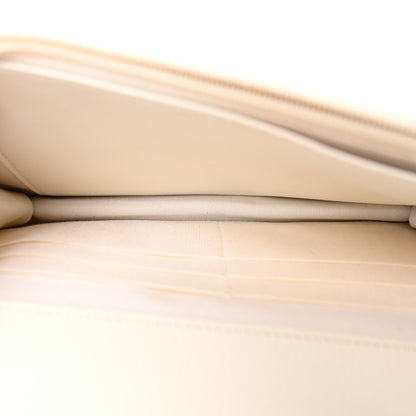 Chanel Calfskin Crochet Chanel 19 Wallet On Chain WOC White Black 5 of 12