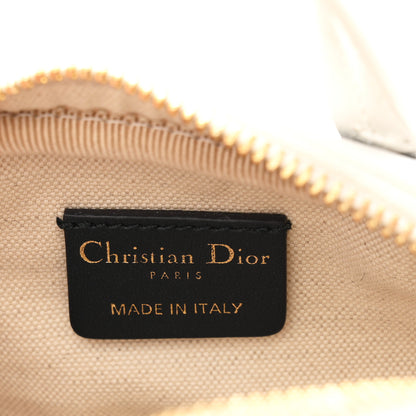 Christian Dior Calfskin Micro Dior Vibe Zip Bowling Bag White 6 of 11