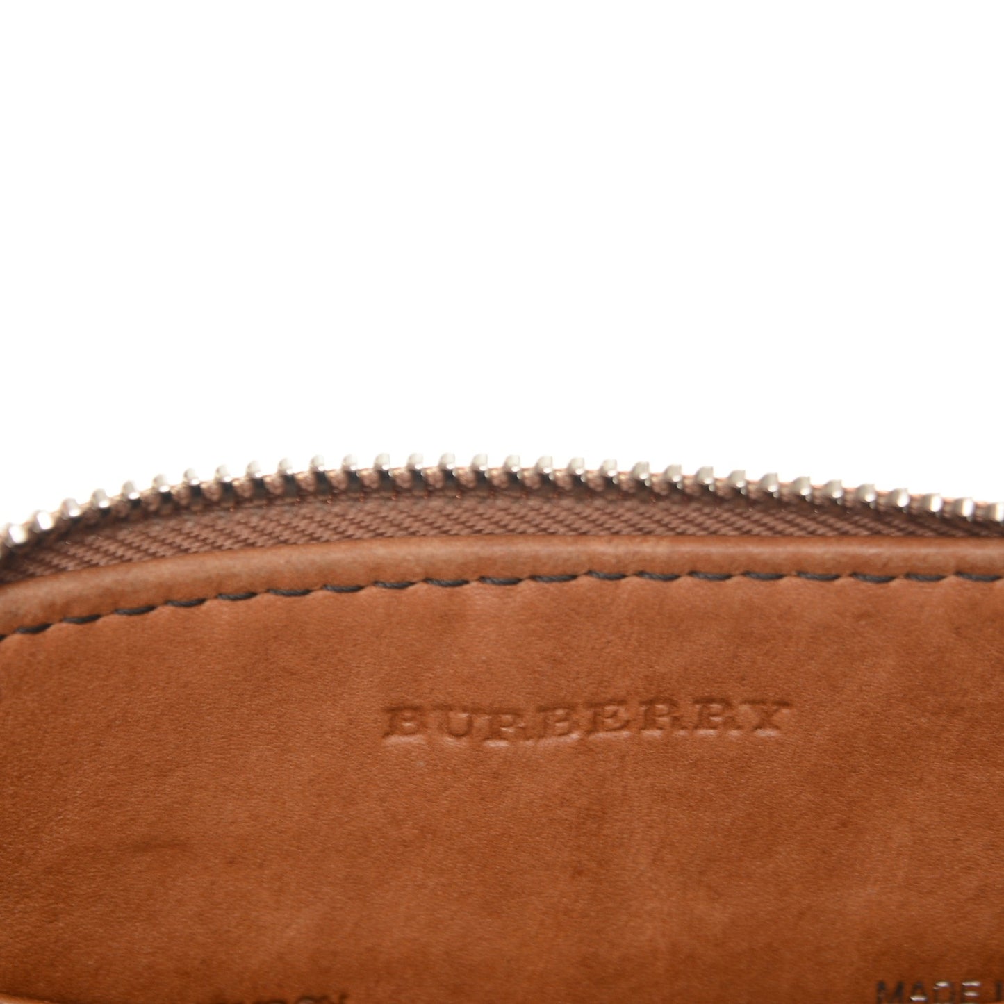 Mega Check Peyton Crossbody Clutch Bag Saddle Brown