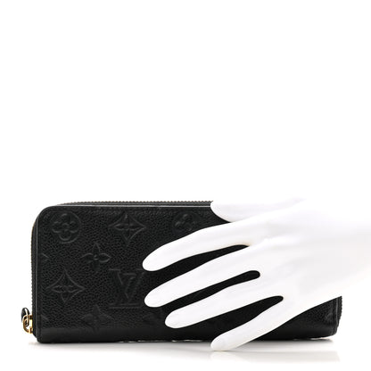 Louis Vuitton Empreinte Clemence Wallet Black 2 of 10