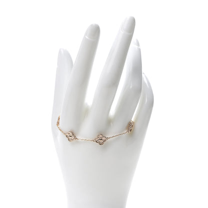 Van Cleef & Arpels 18K Rose Gold 6 Motifs Sweet Alhambra Bracelet 2 of 6
