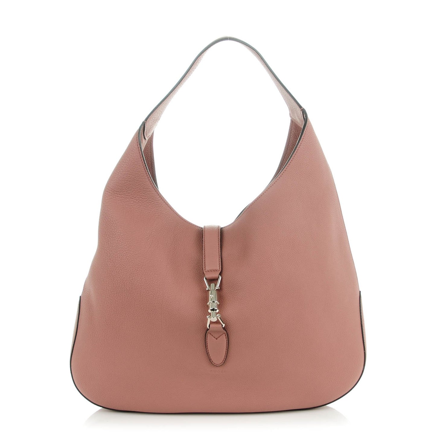 Soft Grained Calfskin Large Jackie Hobo Rosy Phard