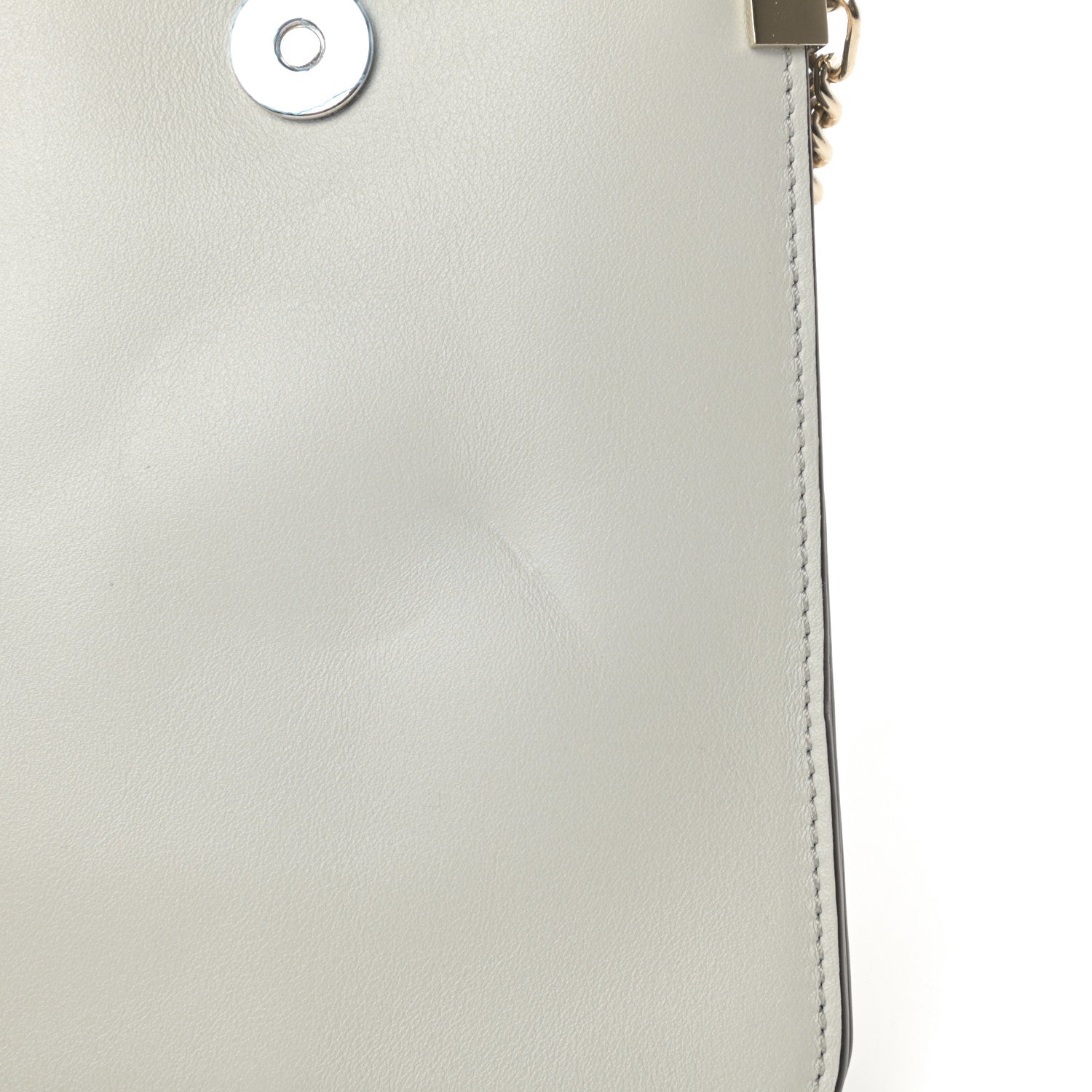 Chloe Suede Calfskin Mini Faye Bracelet Bag Airy Grey 11 of 14