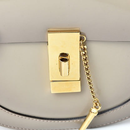 Chloe Glossy Lambskin Mini Drew Bijou Shoulder Bag Pastel Grey 10 of 10