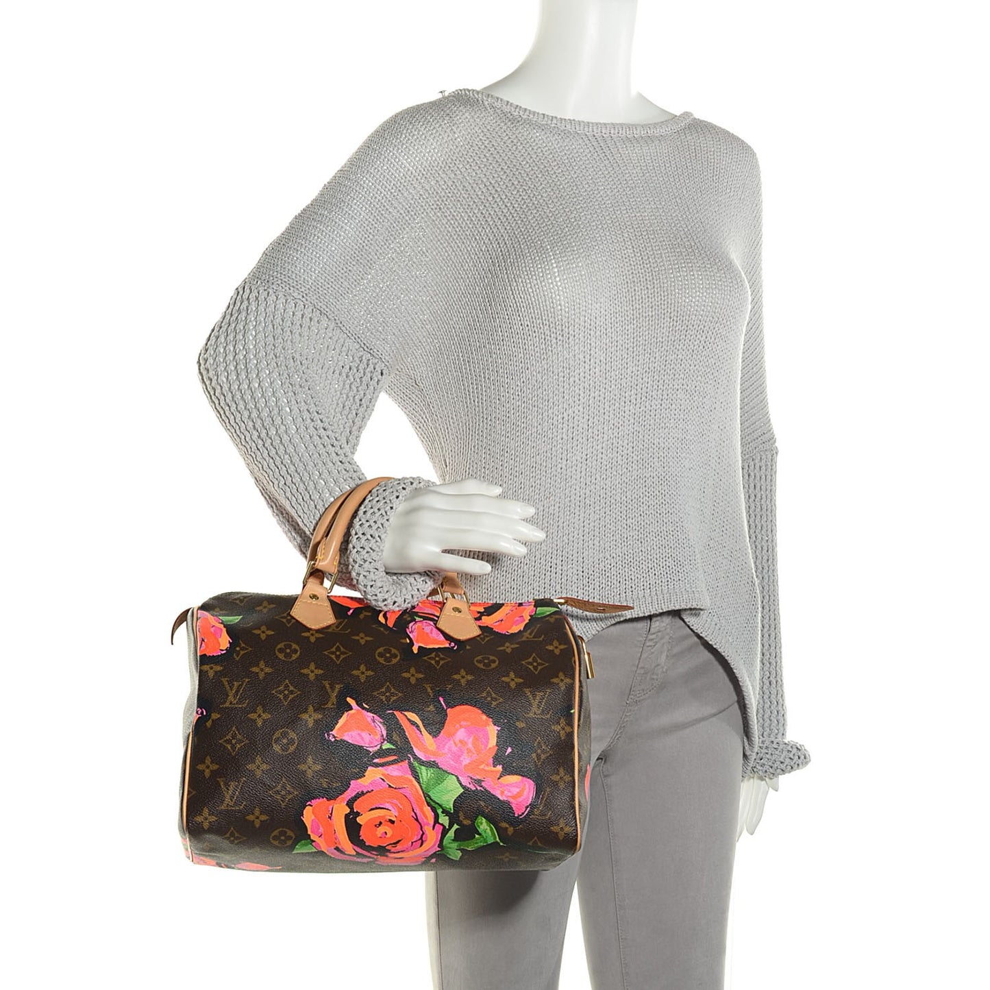Monogram Roses Speedy 30