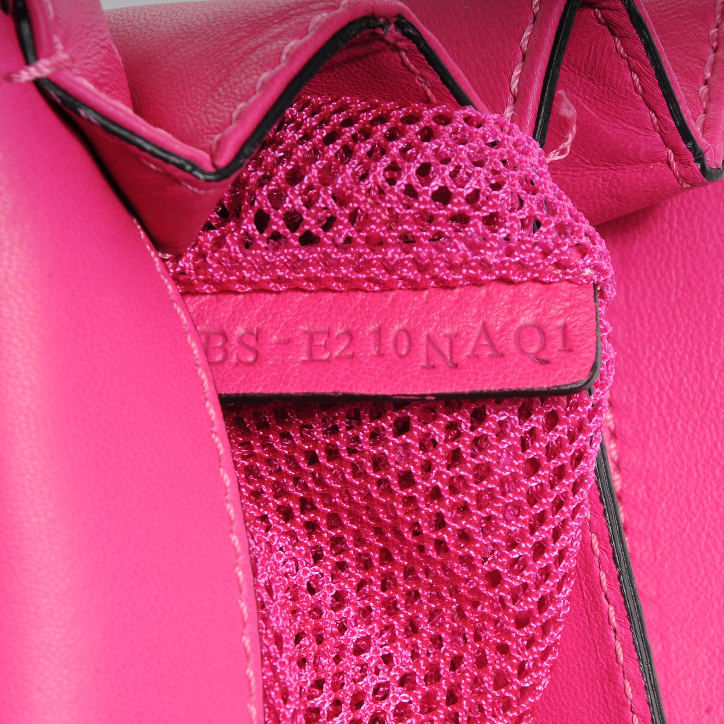 Nappa Lace Girello Flap Pop Fuxia