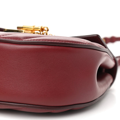 Chloe Calfskin Quilted Mini Drew Bijou Shoulder Bag Plum Purple 7 of 7
