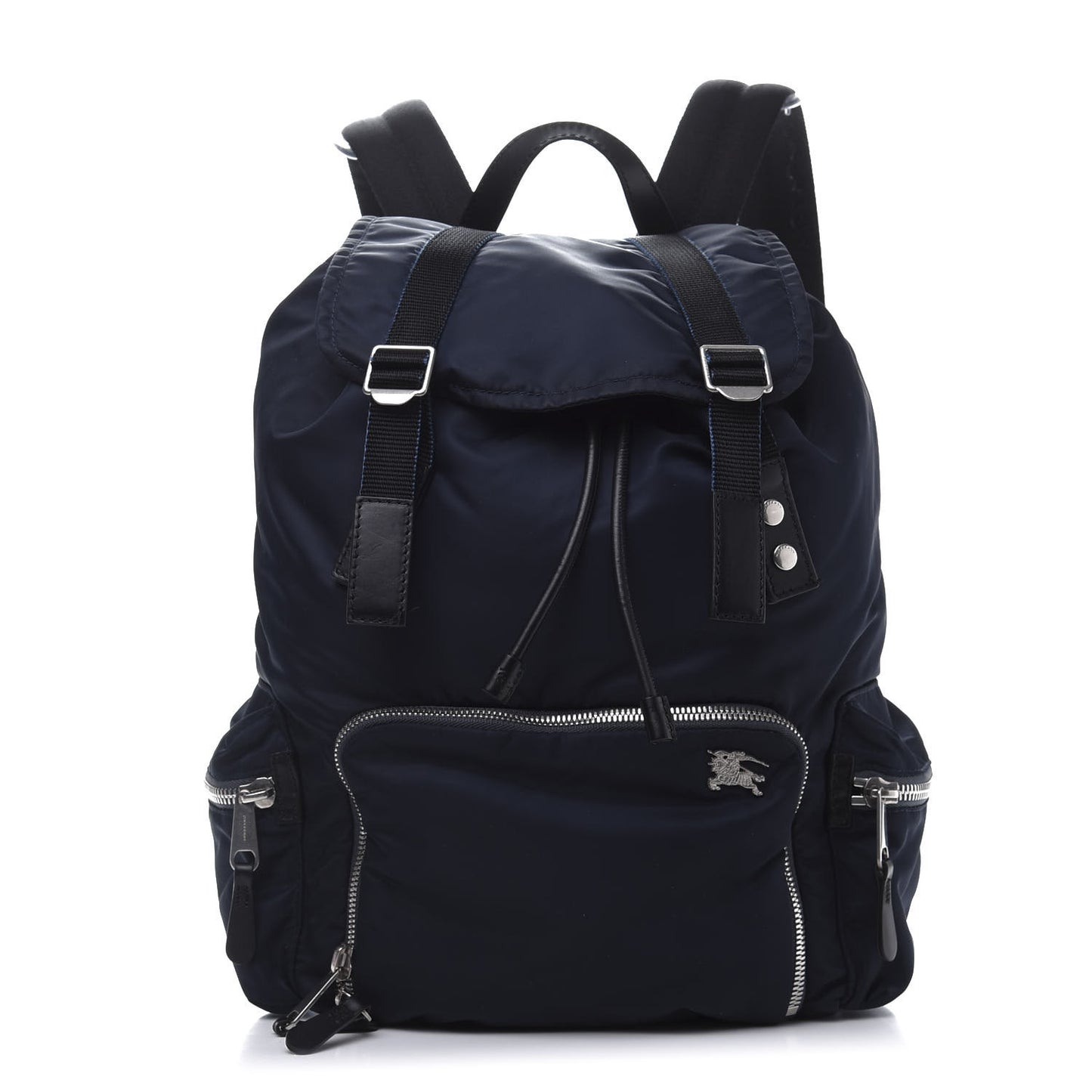 Nylon Puffer Medium Rucksack Backpack Blue