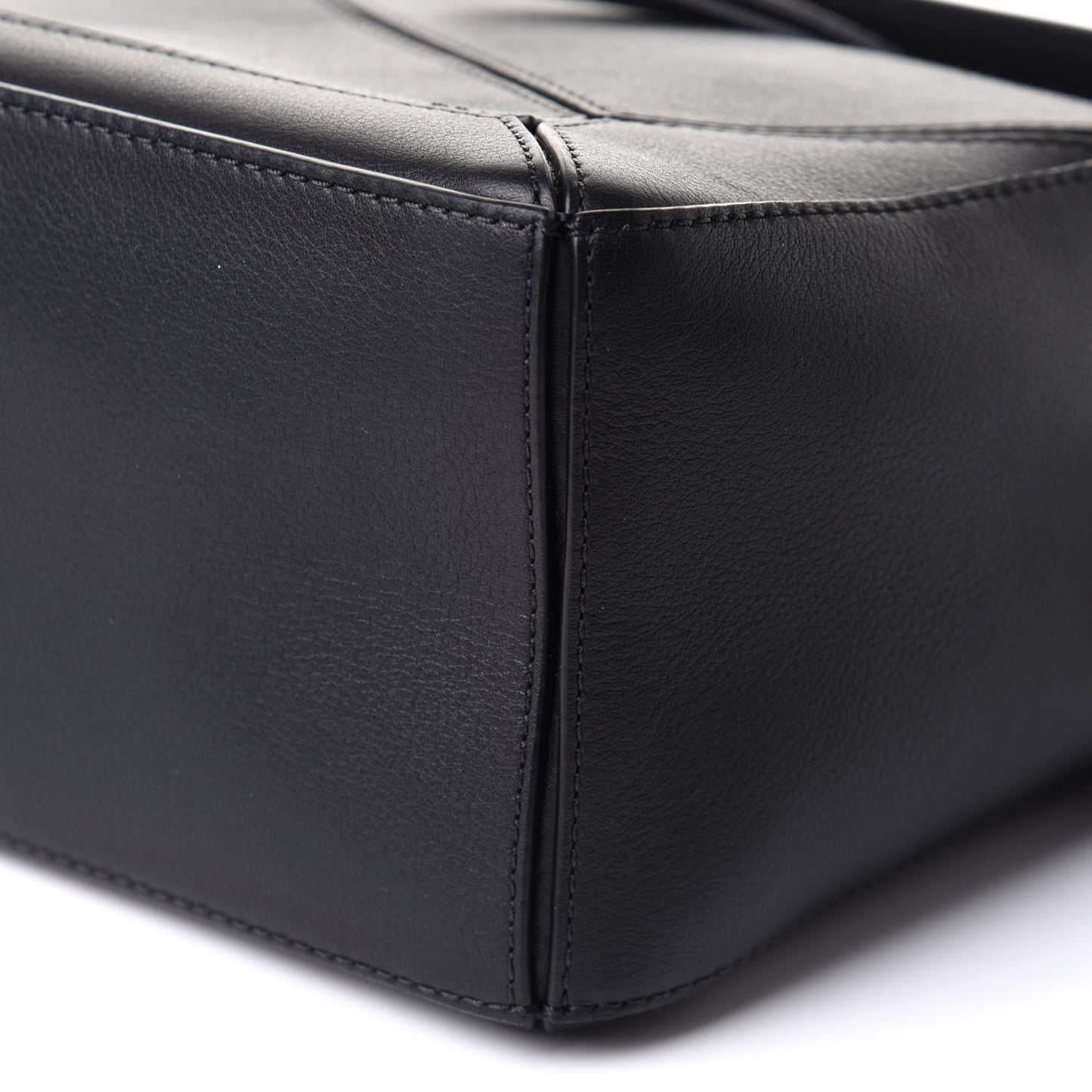 Calfskin Small Puzzle Bag Black