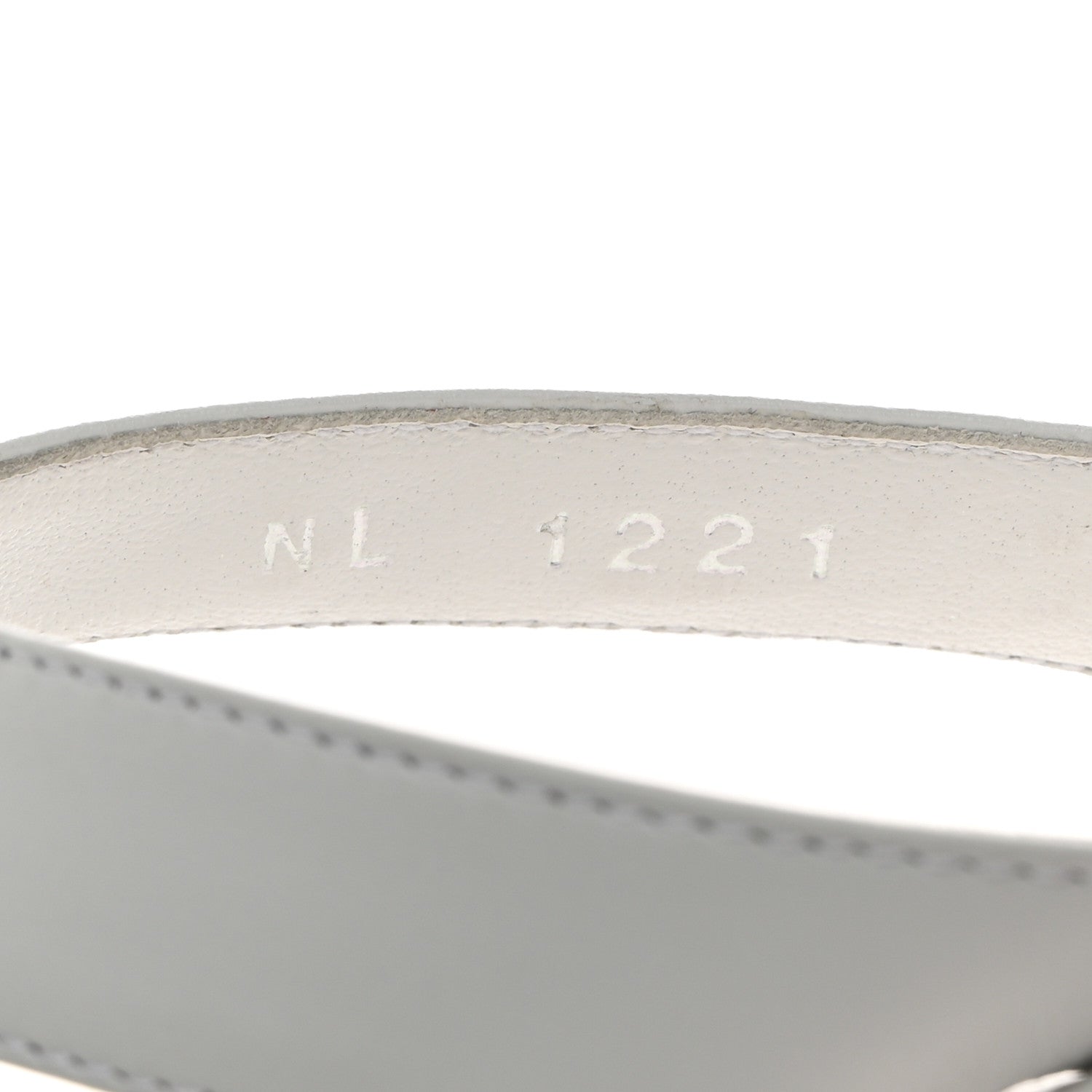 Louis Vuitton Calfskin Signature Thong Sandal 37.5 White 8 of 11