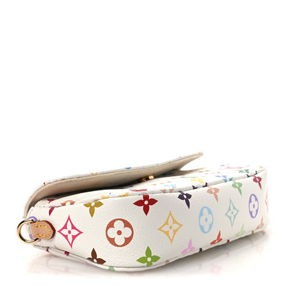 Louis Vuitton LV X TM Monogram Multicolor Ivy Wallet On Chain White 4 of 13