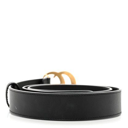 Gucci Calfskin Double G 30mm Belt 85 34 Black 2 of 6