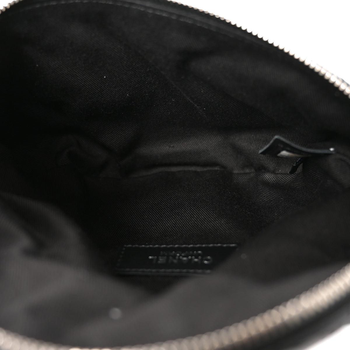 Calfskin Quilted Uniform Waist Belt Bag Black