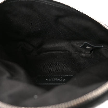 Chanel Calfskin Quilted Uniform Waist Belt Bag Black 4 of 9