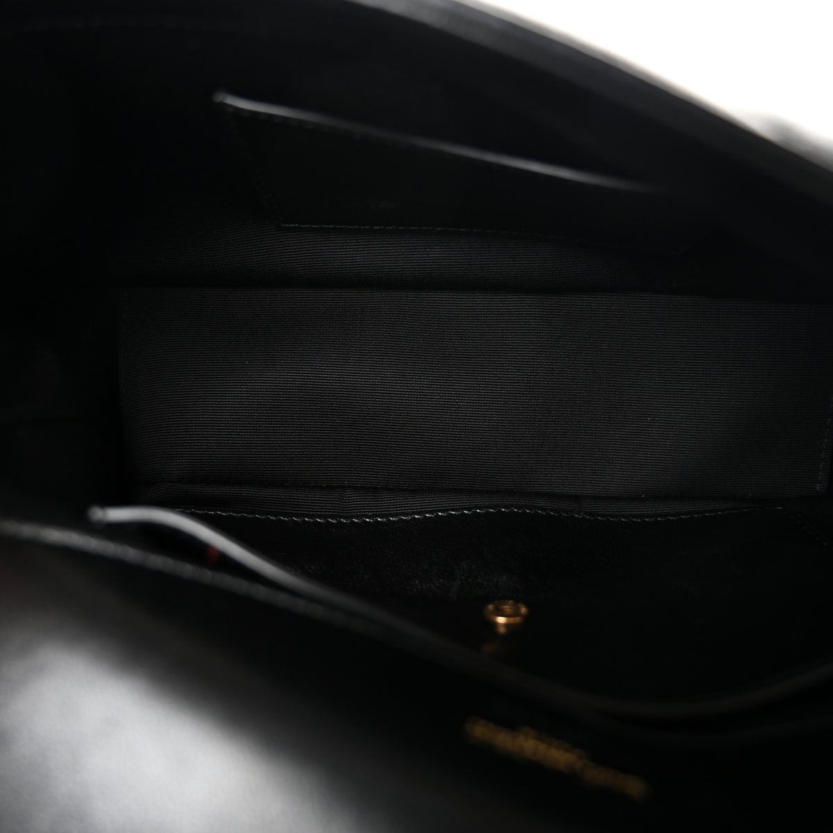 Saint Laurent Lambskin Chevron Quilted Small Loulou Black 6 of 12