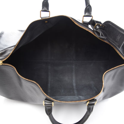 Louis Vuitton Epi Keepall 55 Black 5 of 10