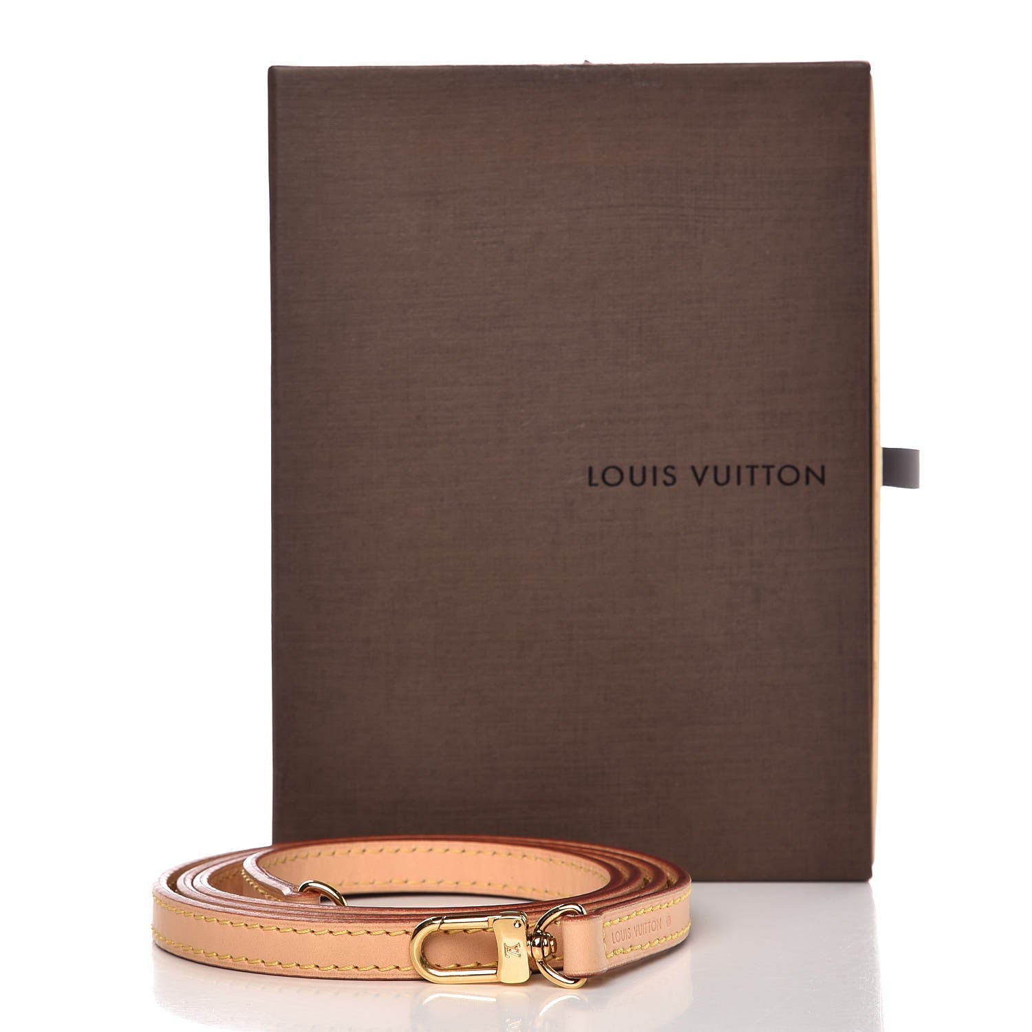 Louis Vuitton Vachetta 12mm Long Shoulder Strap VVN 4 of 4