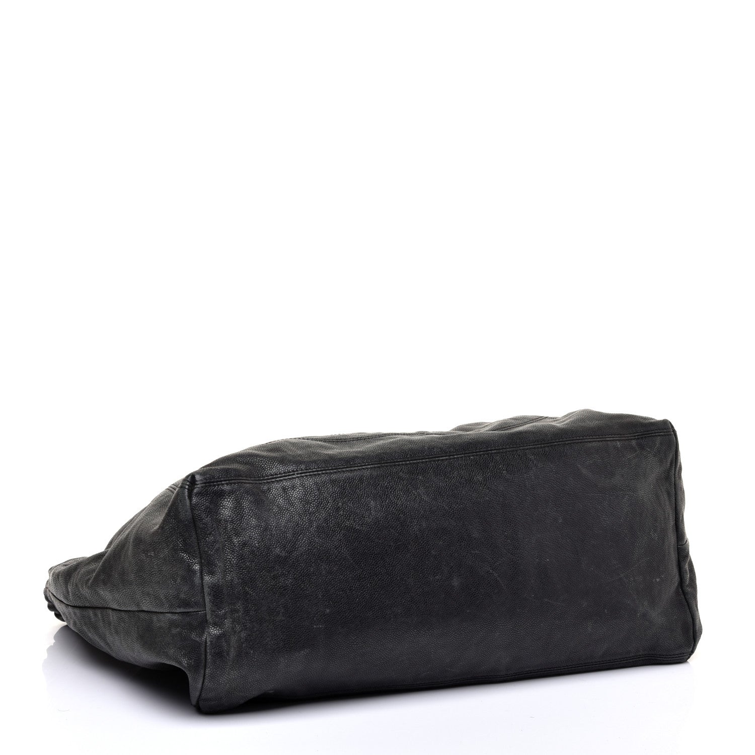 Chanel Distressed Caviar XL Coco Cabas Black 4 of 9