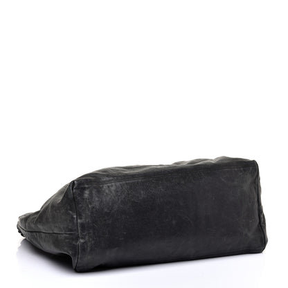 Chanel Distressed Caviar XL Coco Cabas Black 4 of 9