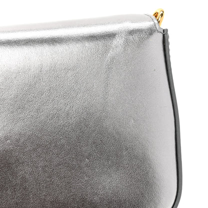 Dolce & Gabbana Metallic Nappa Mini DG Girls Shoulder Bag Silver 11 of 12