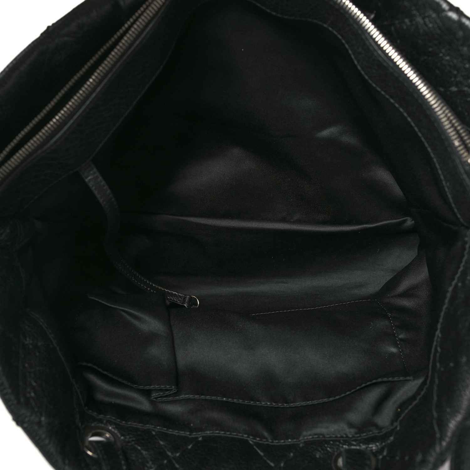 Chanel Glazed Calfskin Large On The Road Tote Black 5 of 12
