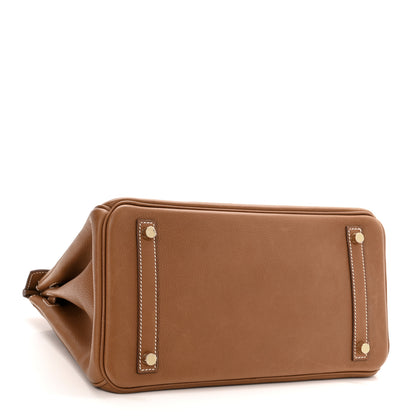 Hermes Natural Barenia Faubourg Birkin 30 Fauve 4 of 12