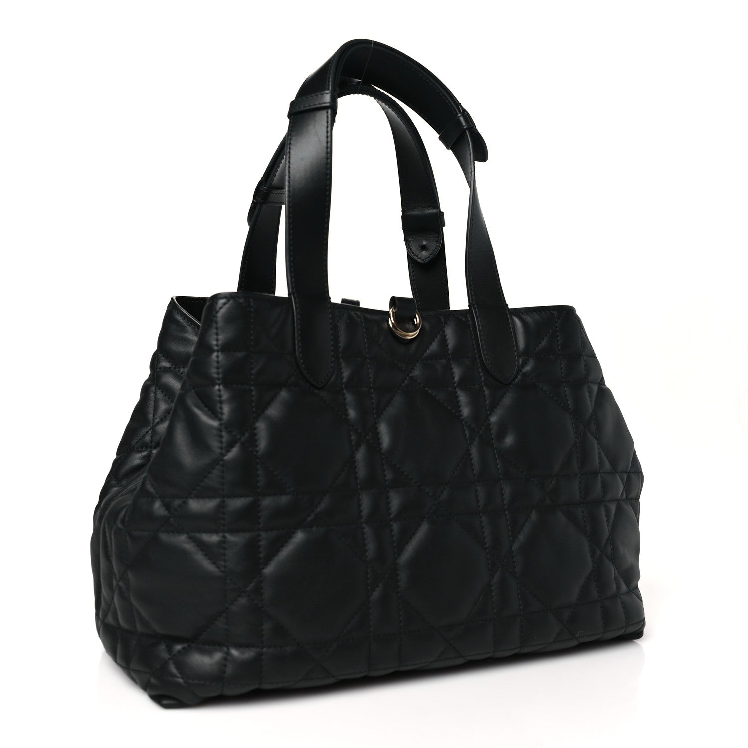 Christian Dior Calfskin Macrocannage Medium Toujours Black 4 of 11
