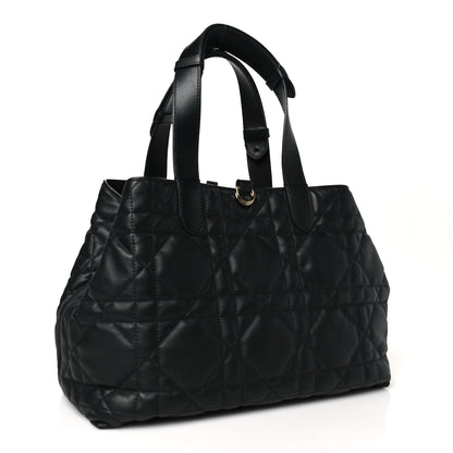 Christian Dior Calfskin Macrocannage Medium Toujours Black 4 of 11
