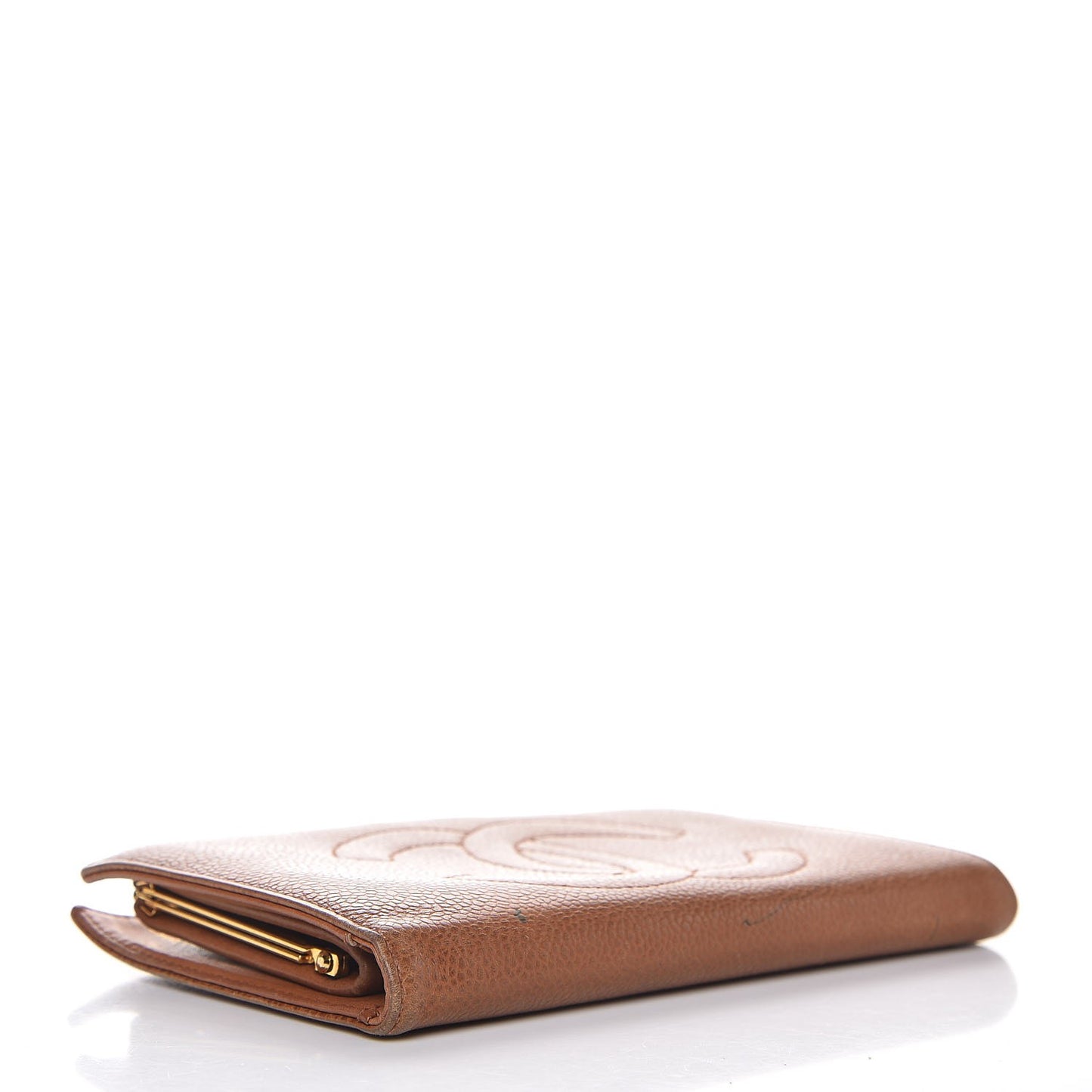 Caviar Timeless CC French Wallet Brown